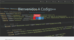 Desktop Screenshot of codigoplusplus.com
